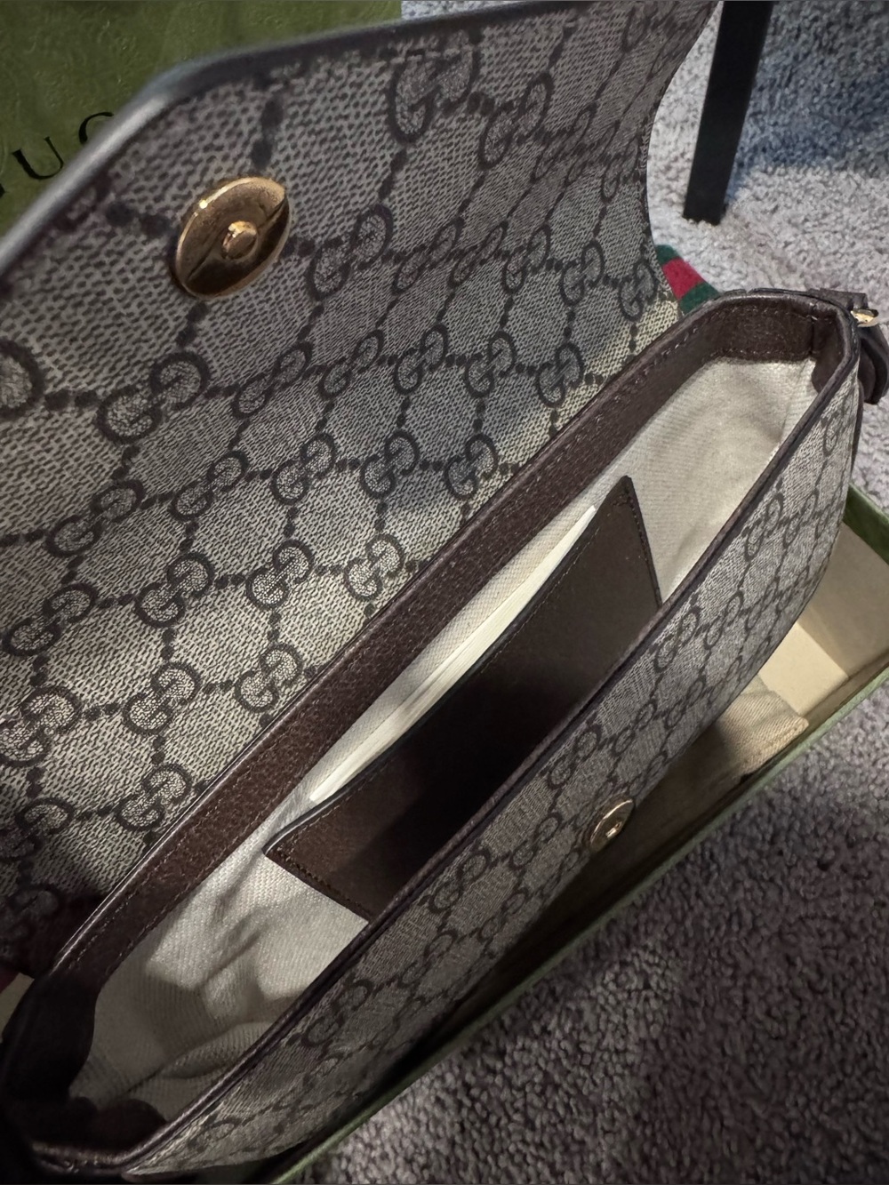 Gucci Ophidia Mini GG Supreme Crossbody Bag - Picture 3 of 4
